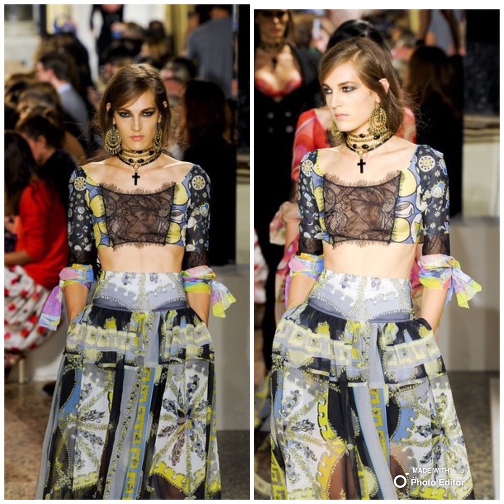 Emilio Pucci Silk Floral Print Skirt - Picture 12 of 13